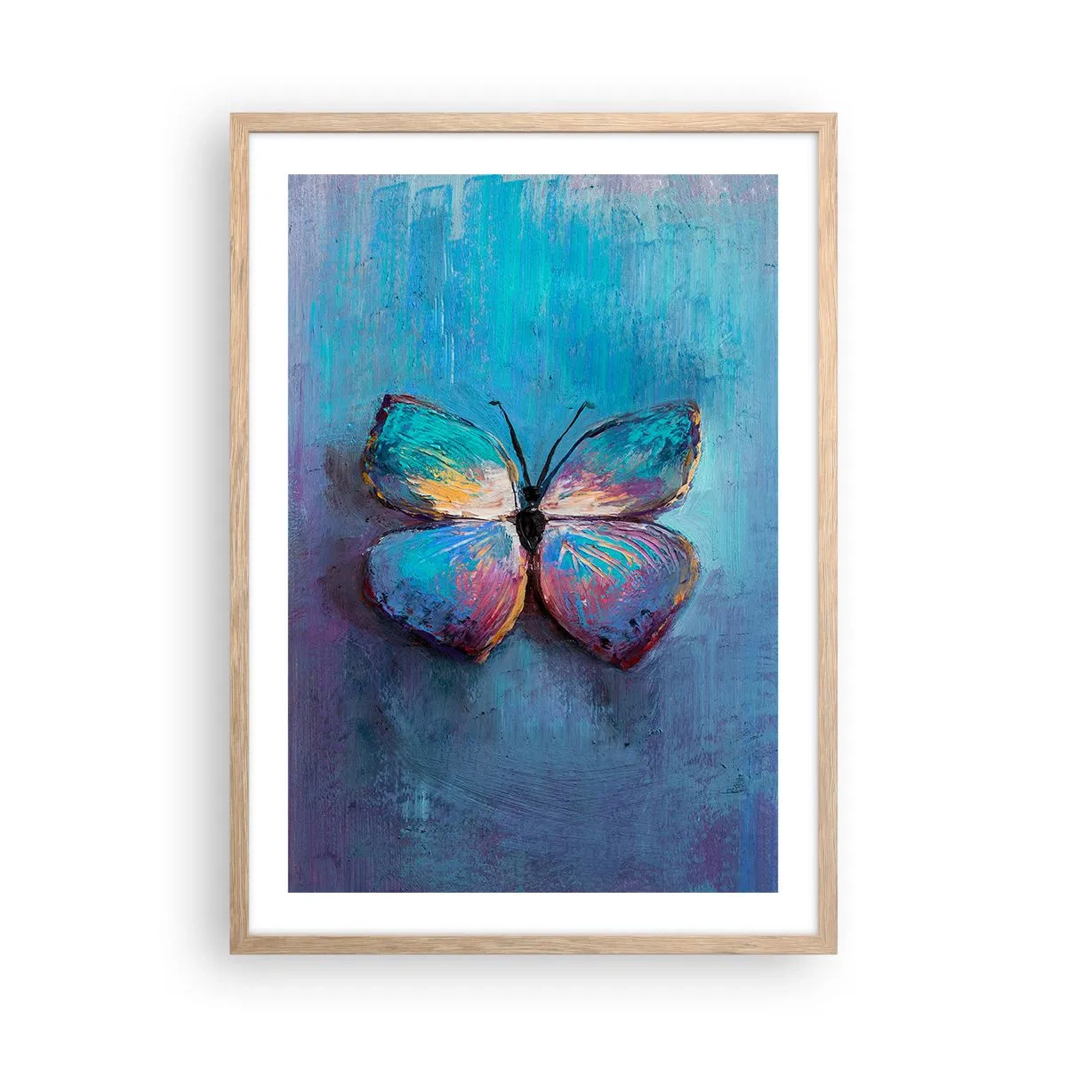 Póster en marco roble claro - En todo su esplendor - 50x70 cm