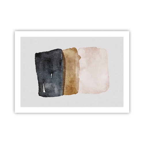 Póster - Una composición de colores tierra - 70x50 cm