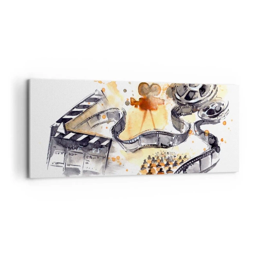 Cuadro sobre lienzo - Impresión de Imagen - En el país de los sueños - 100x40 cm