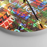 Esfera sin numeración, con rayas