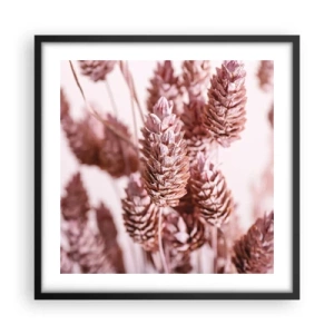 Póster en marco negro - Aparentemente discreto - 50x50 cm