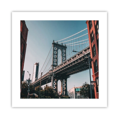 Póster - Sobre el fluir de la ciudad - 40x40 cm