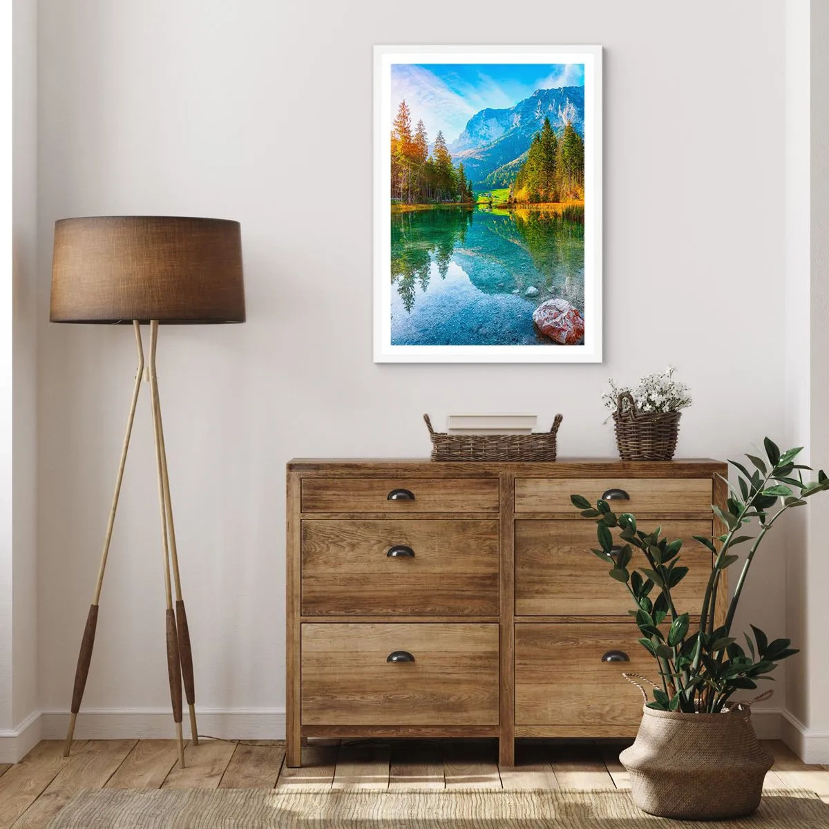 Póster en marco blanco - La dulzura del otoño - 40x50 cm