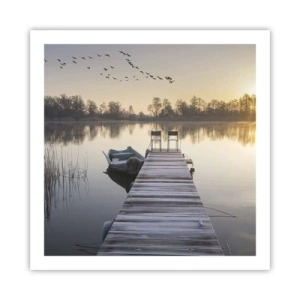 Póster - Volveré en un rato - 60x60 cm