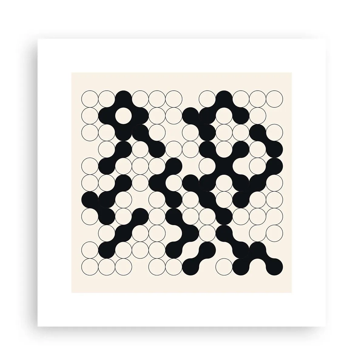 Póster - Juego chino - una variación - 30x30 cm