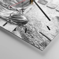 Esfera sin numeración, con rayas