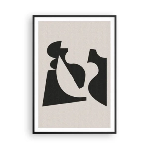 Póster en marco negro - Para automontaje - 70x100 cm
