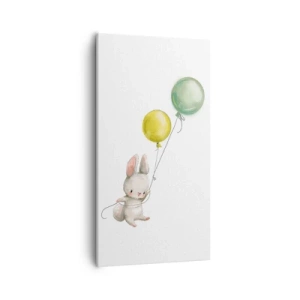 Cuadro sobre lienzo - Impresión de Imagen - ¡Yo también volaré! - 55x100 cm