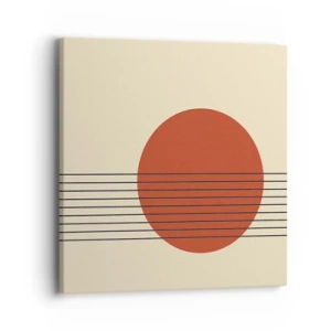 Cuadro sobre lienzo - Impresión de Imagen - Cruzando el círculo - 40x40 cm