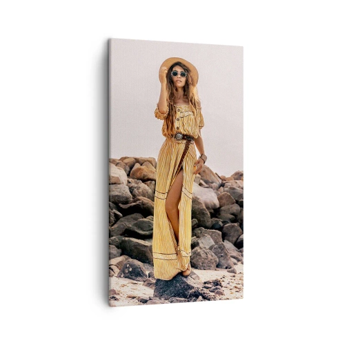 Cuadro sobre lienzo - Impresión de Imagen - La magia de las piedras - 45x80 cm