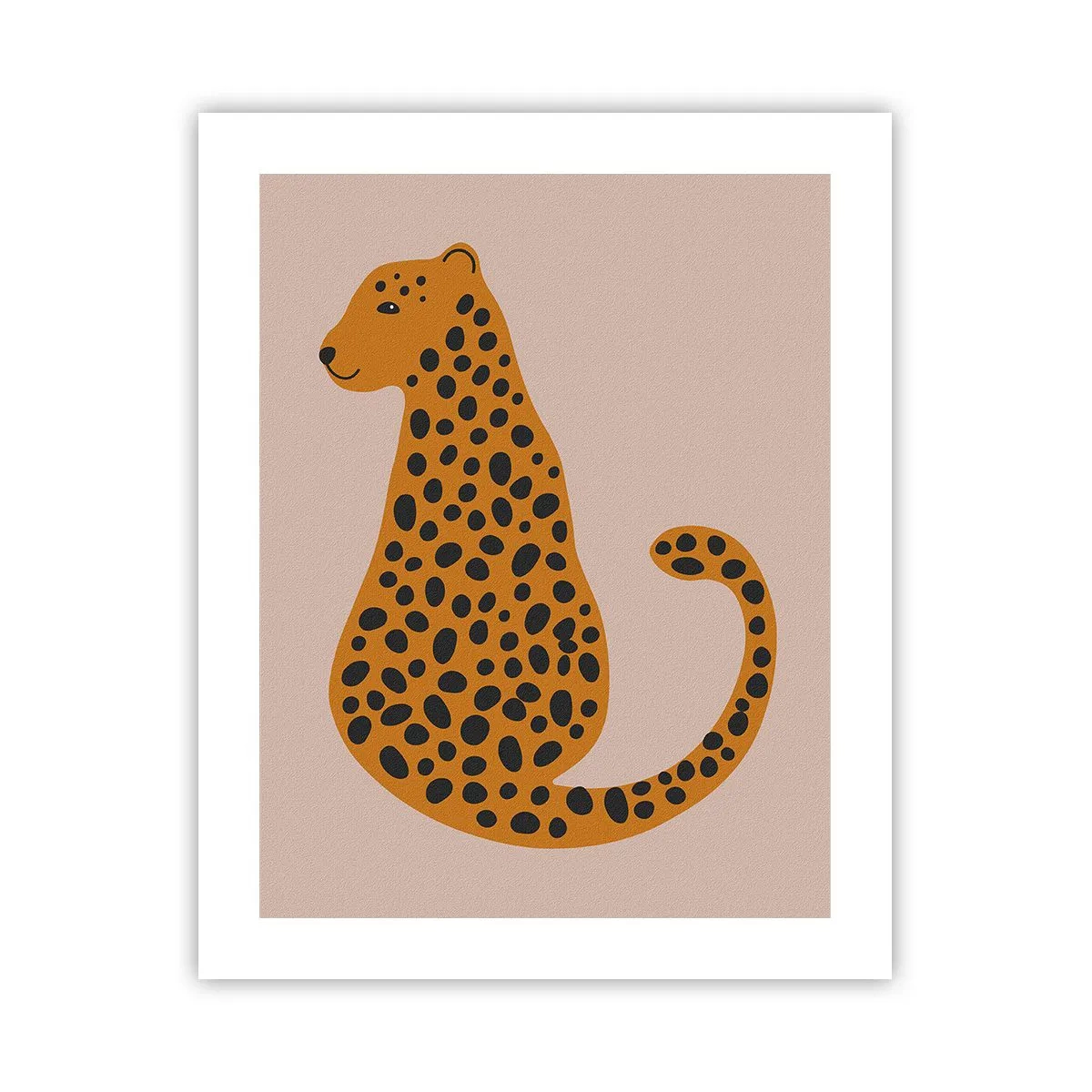 Póster - El estampado de leopardo está de moda - 40x50 cm