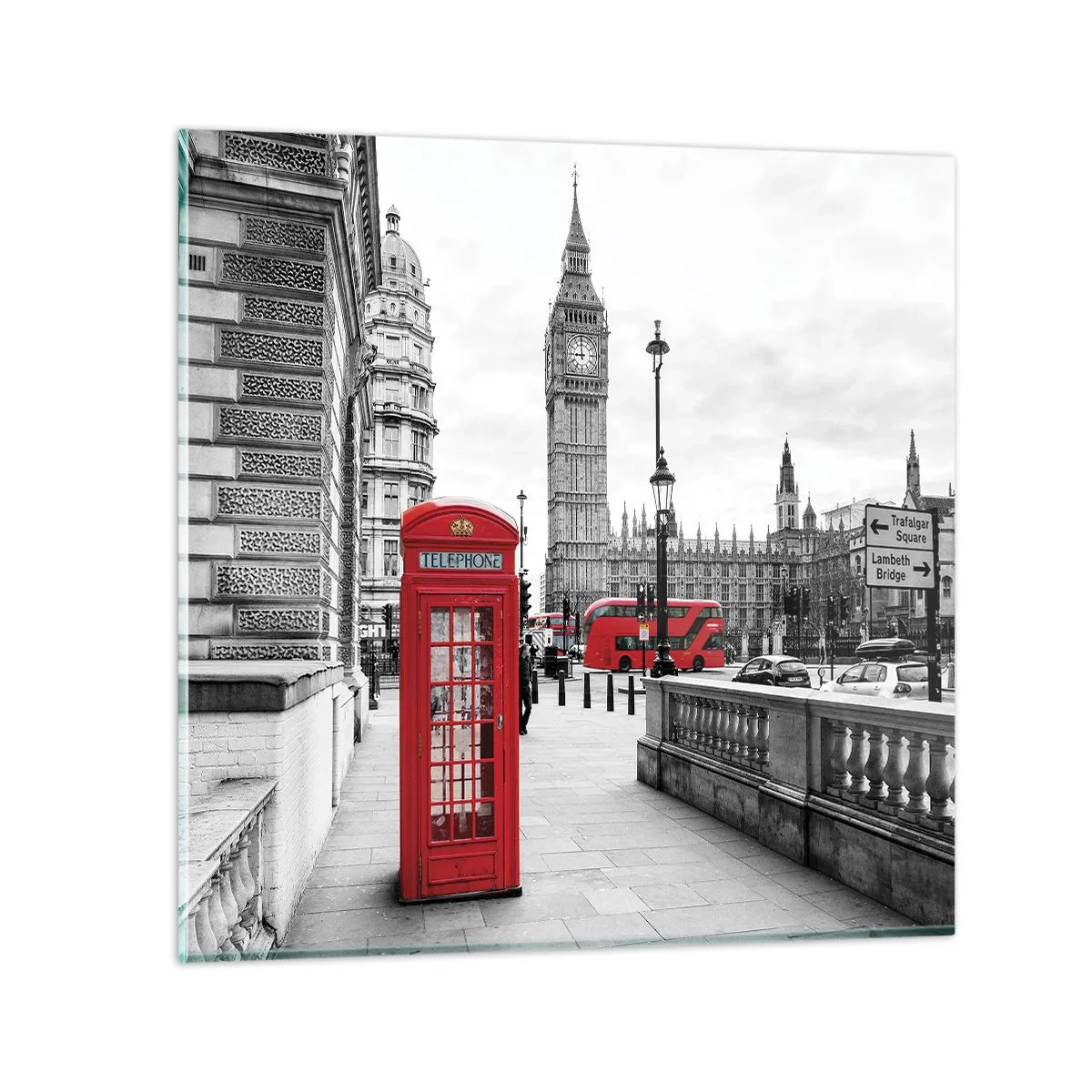 Cuadro sobre vidrio - Impresiones sobre Vidrio - Sin duda, Londres - 30x30 cm