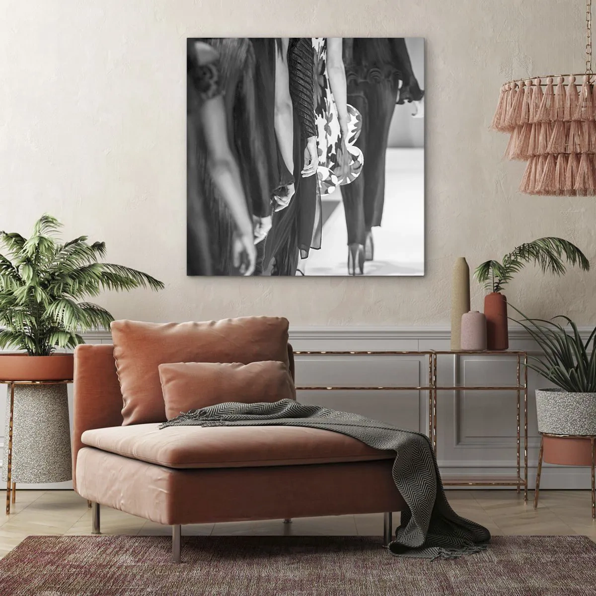 Cuadro sobre lienzo - Impresión de Imagen - Un desfile con estilo - 60x60 cm