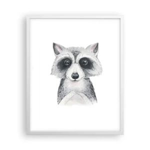 Póster en marco blanco - Un momento para la emoción - 40x50 cm