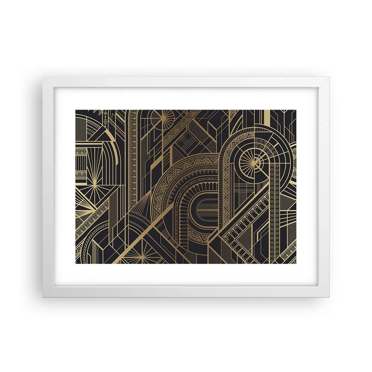 Póster en marco blanco - Conceptos, ideas, planes - 40x30 cm