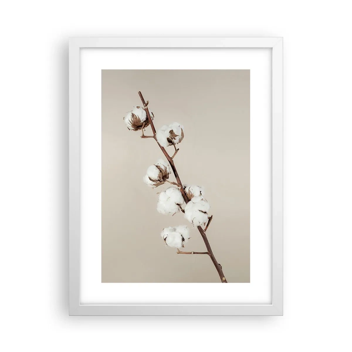 Póster en marco blanco - En la fuente de la suavidad - 30x40 cm