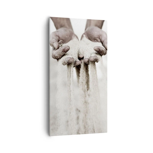 Cuadro sobre lienzo - Impresión de Imagen - Con estas manos... - 55x100 cm