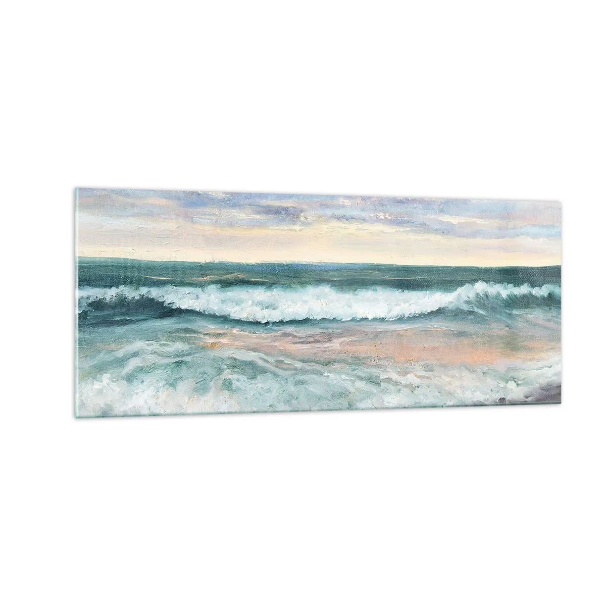 Cuadro sobre vidrio - Impresiones sobre Vidrio - Aquí suavizarás tu alma - 100x40 cm