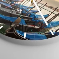 Esfera sin numeración, con rayas