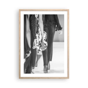 Póster en marco roble claro - Un desfile con estilo - 50x70 cm