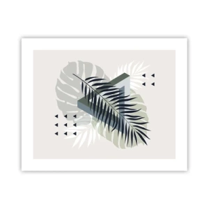 Póster - Naturaleza y geometría - 50x40 cm