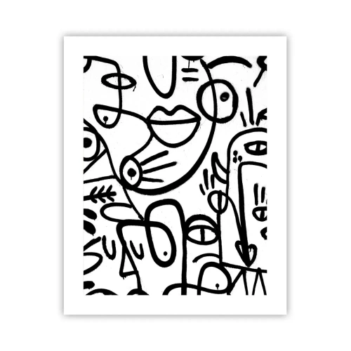 Póster - Rostros y espejismos - 40x50 cm