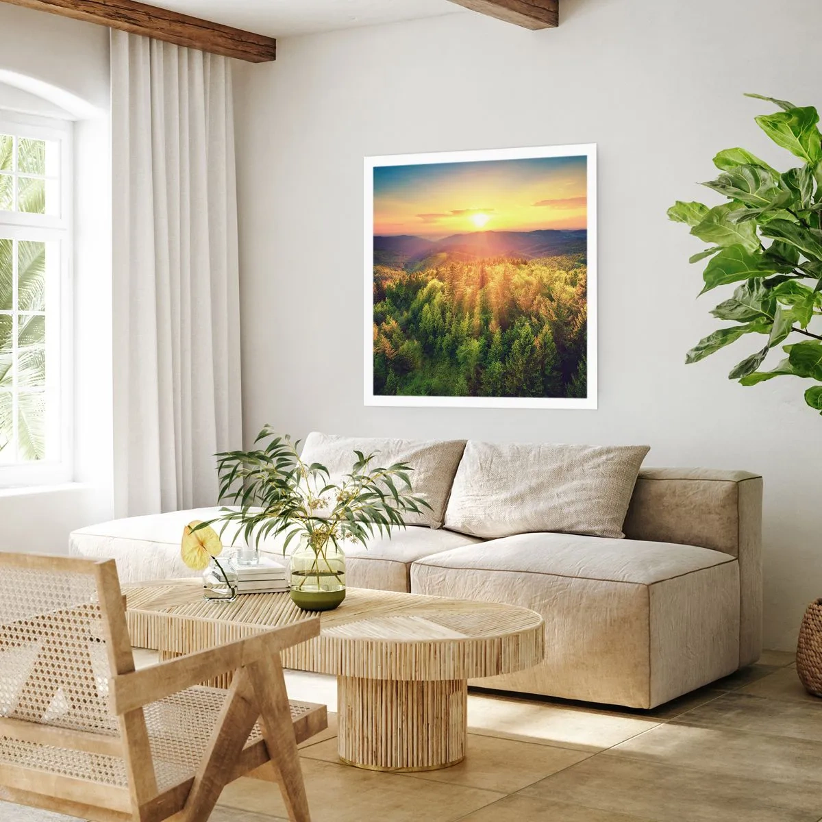 Póster - Desde lo alto - 40x40 cm
