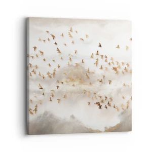 Cuadro sobre lienzo - Impresión de Imagen - Es hora... - 30x30 cm