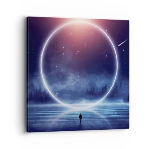 Cuadro sobre lienzo - Impresión de Imagen - Ya están aquí... - 40x40 cm