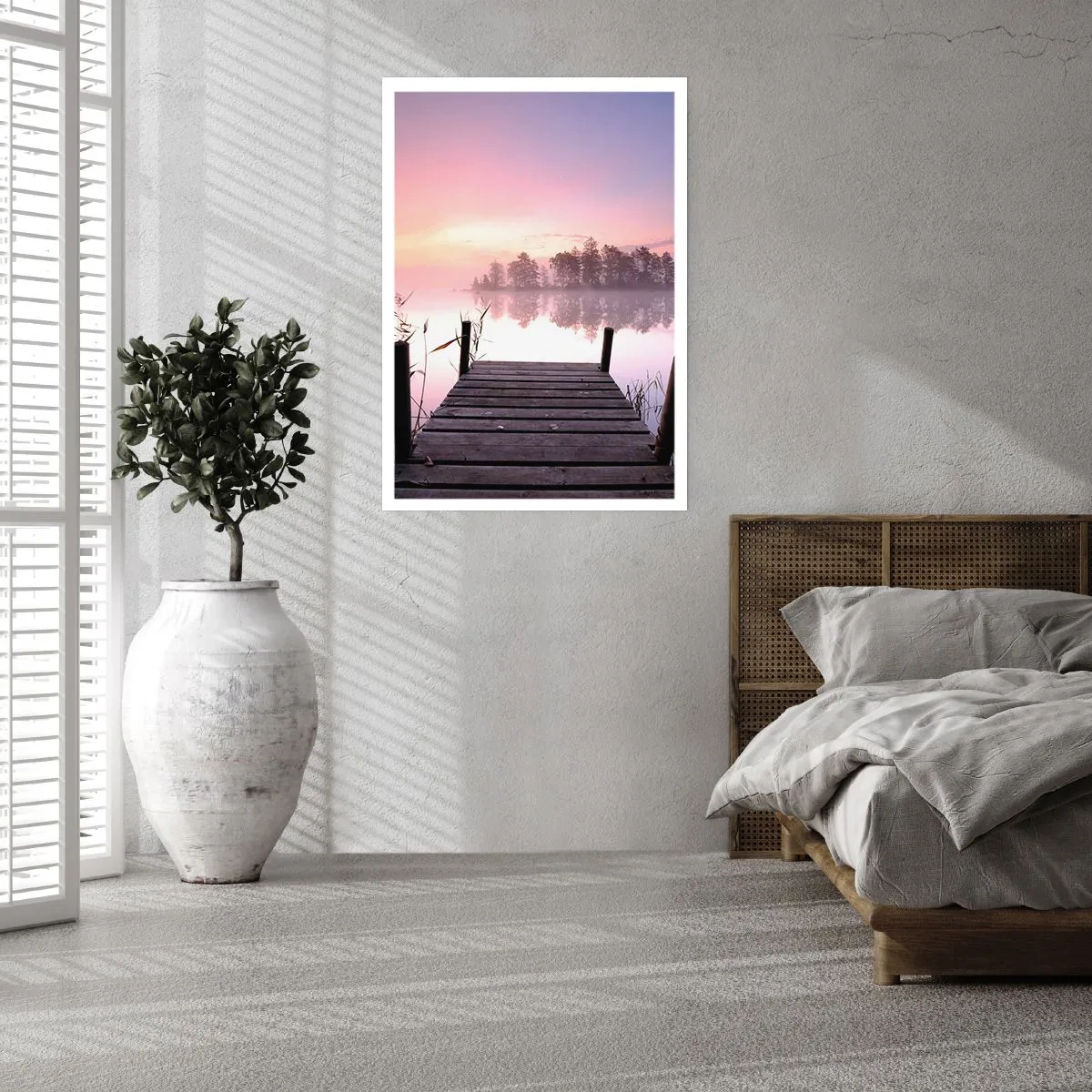 Póster - De la niebla lila... - 61x91 cm