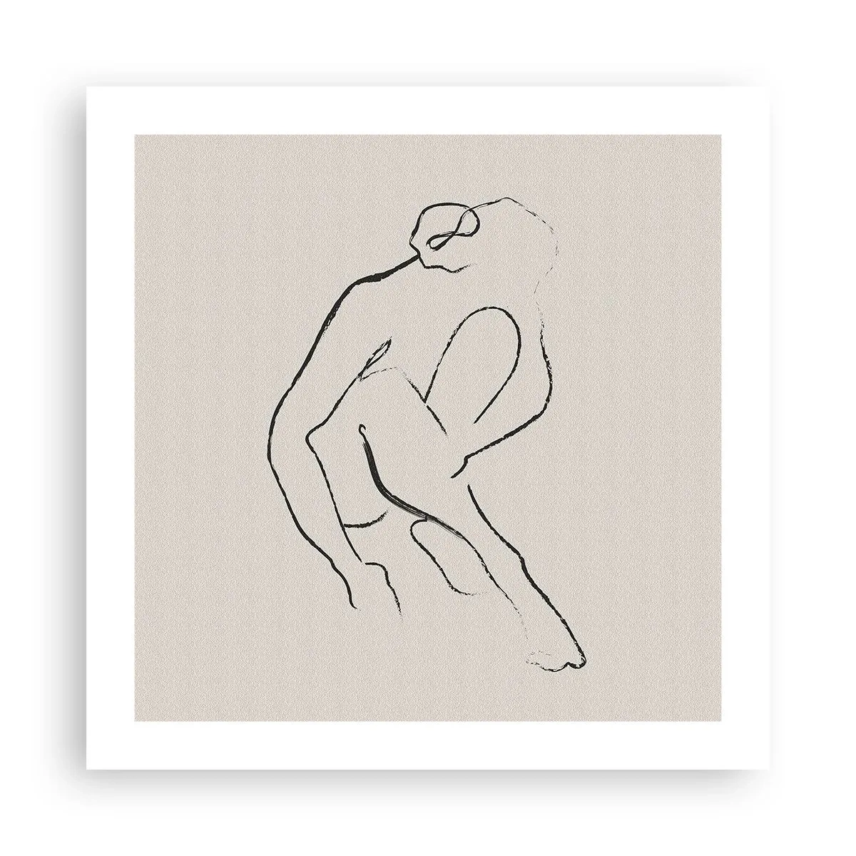 Póster - Boceto íntimo - 50x50 cm