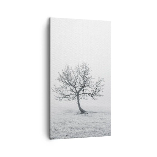 Cuadro sobre lienzo - Impresión de Imagen - Contra la nada - 45x80 cm