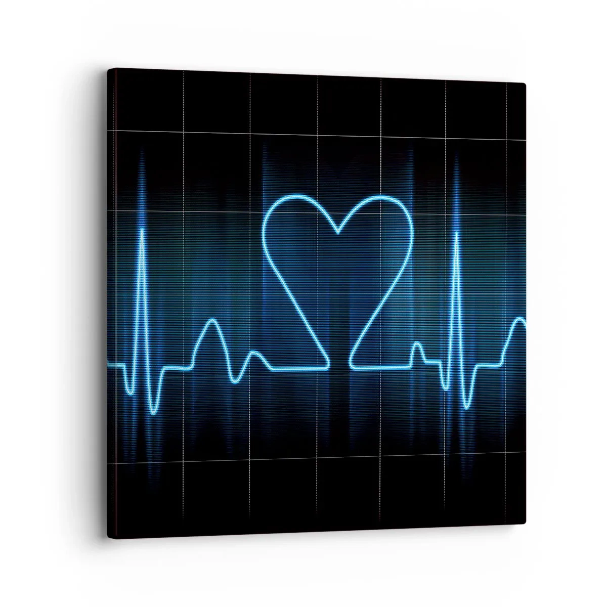 Cuadro sobre lienzo - Impresión de Imagen - El ritmo del corazón - 30x30 cm