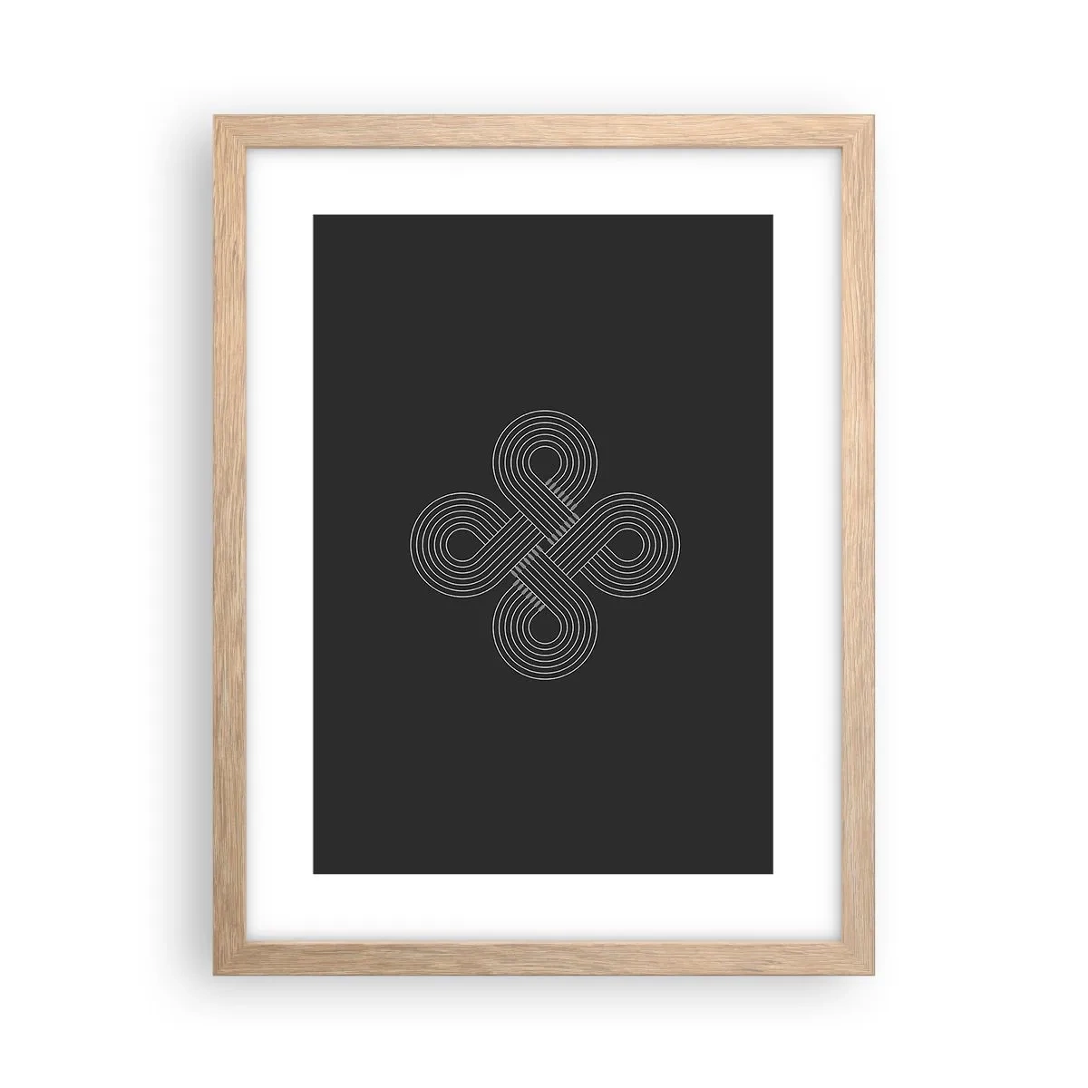 Póster en marco roble claro - El espíritu celta - 30x40 cm