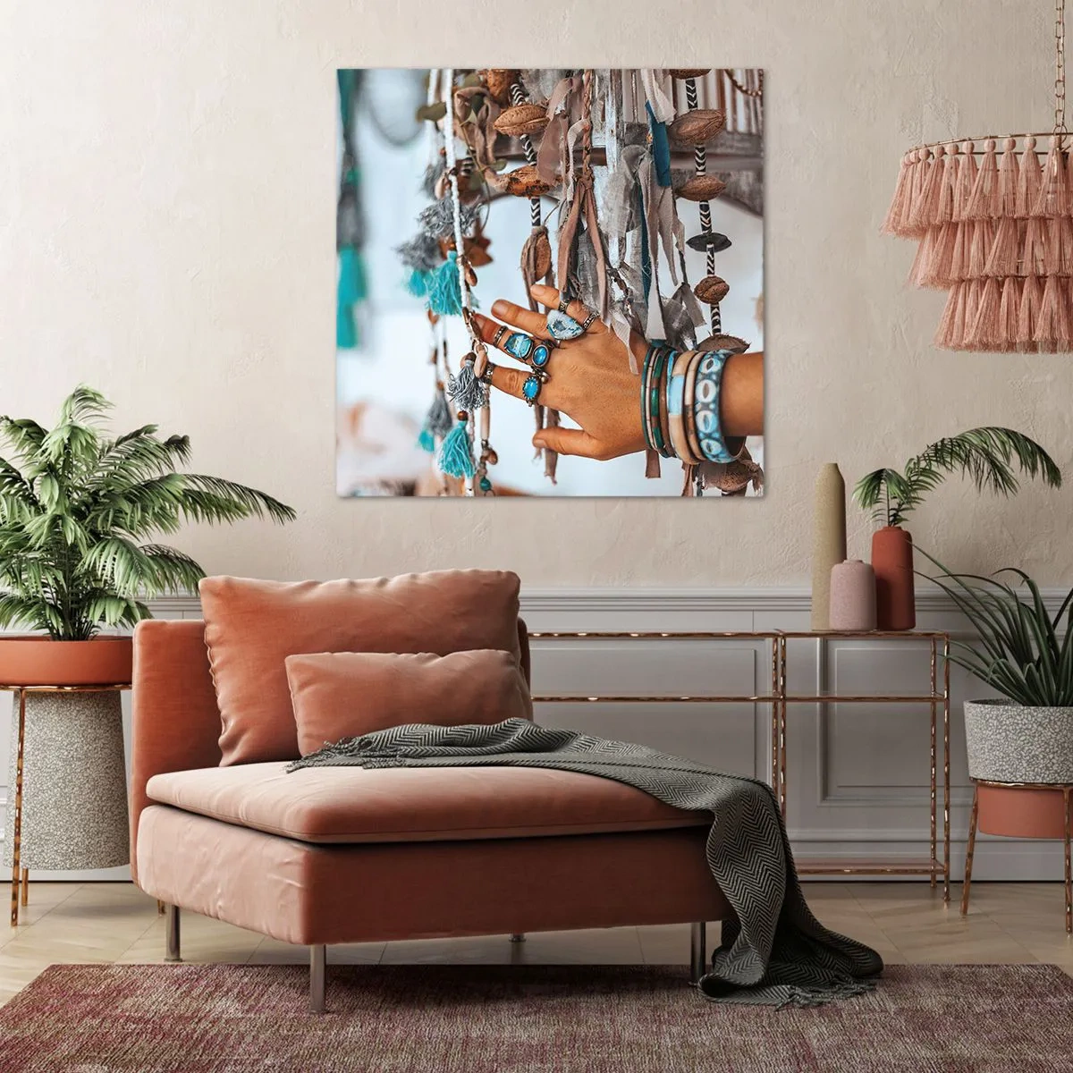 Cuadro sobre lienzo - Impresión de Imagen - Tesoros locales - 60x60 cm