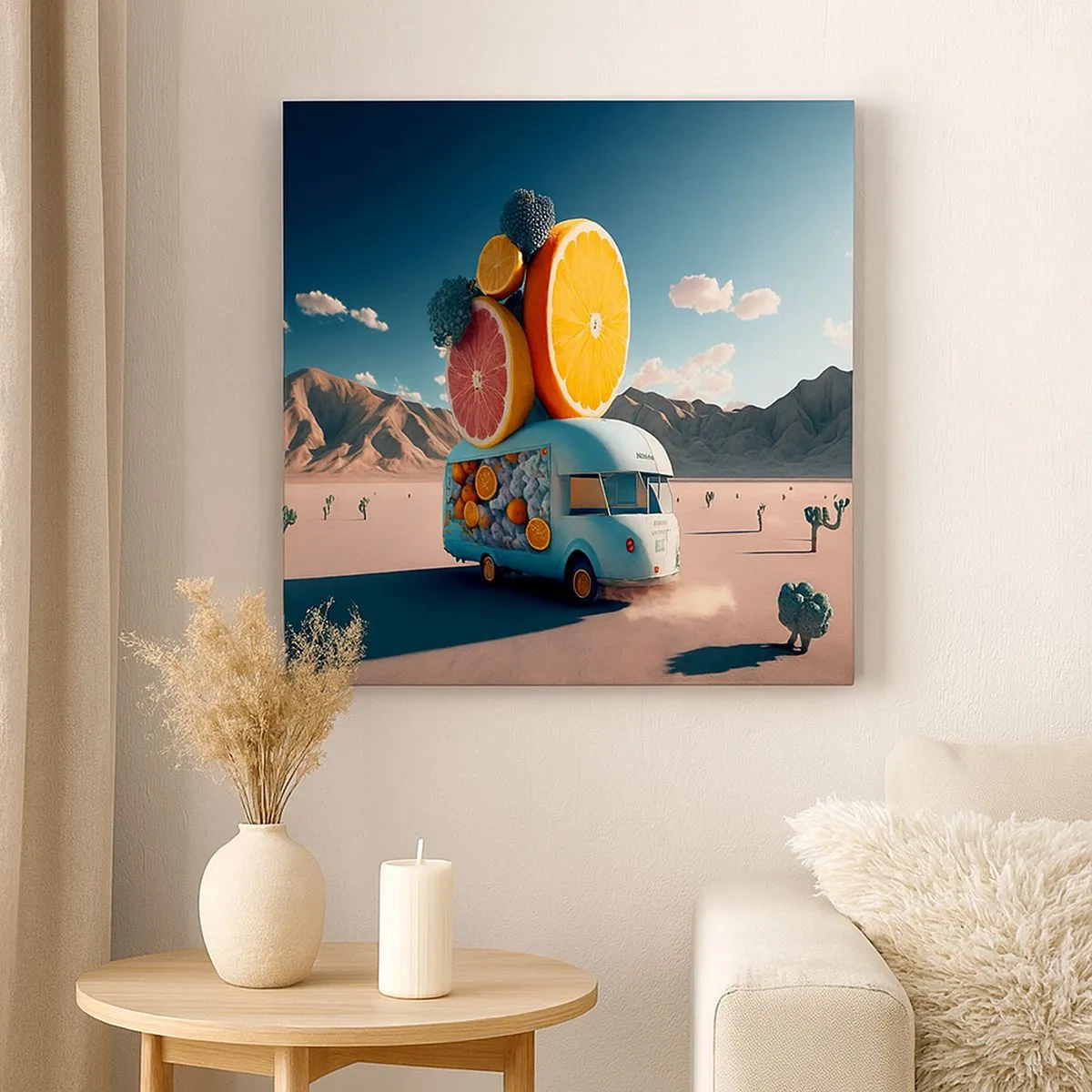 Cuadro sobre lienzo - Impresión de Imagen - Un sabor a vacaciones - 30x30 cm