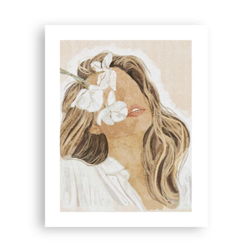 Póster - Entre flores, en éxtasis - 40x50 cm
