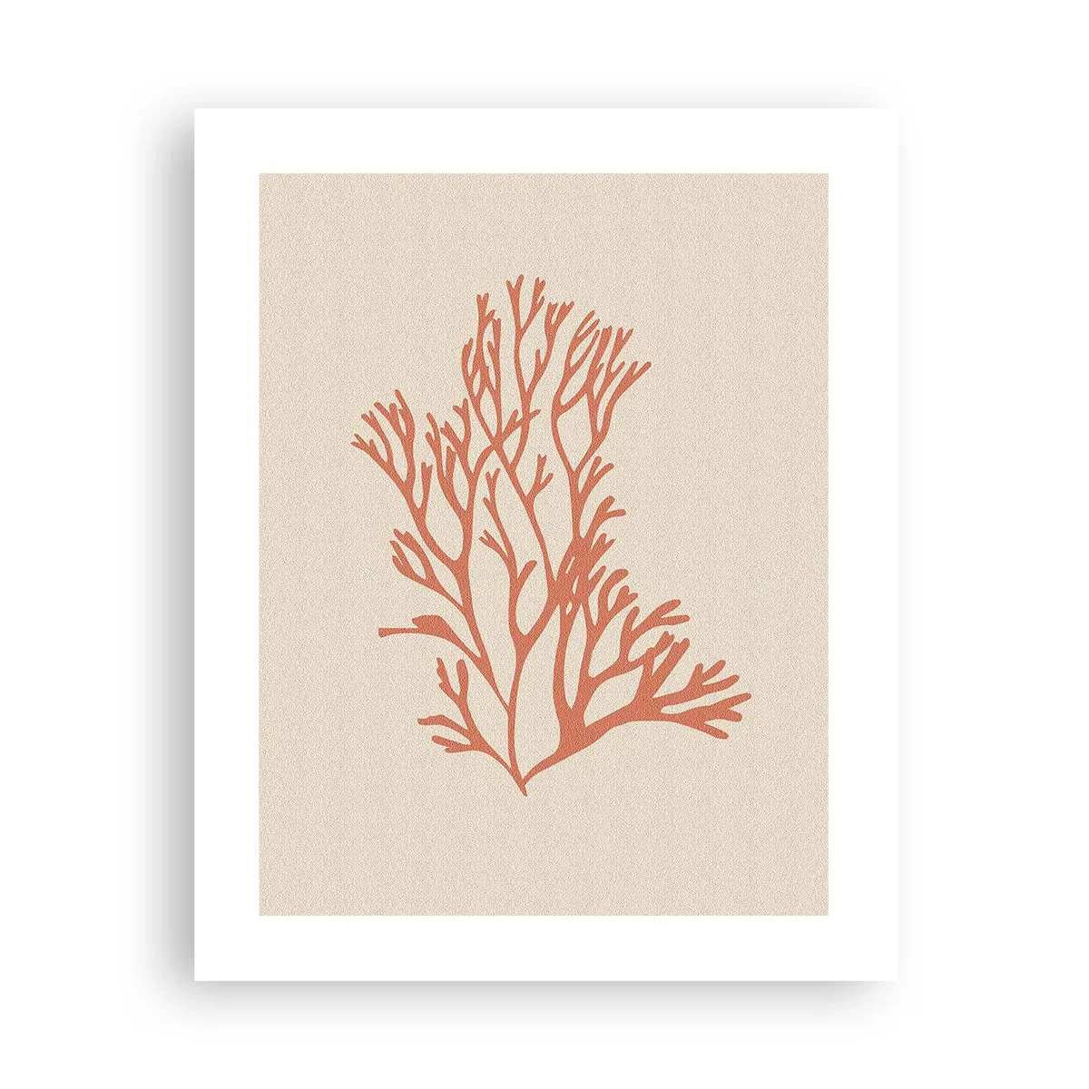 Póster - Filigrana de coral - 40x50 cm