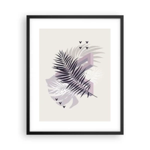 Póster en marco negro - La sombra de una sombra - 40x50 cm