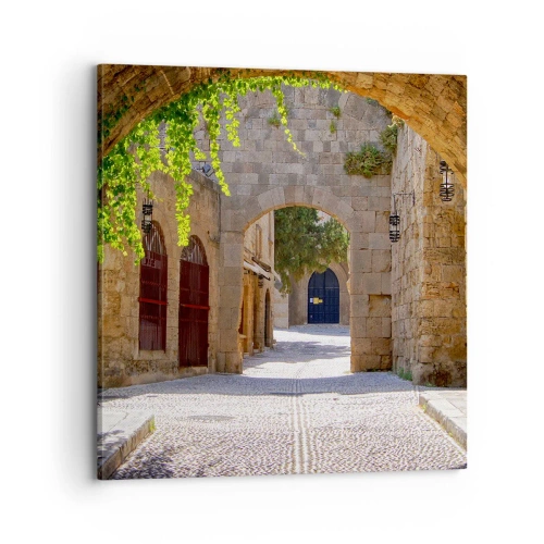 Cuadro sobre lienzo - Impresión de Imagen - La procesión está a punto de aparecer. - 70x70 cm