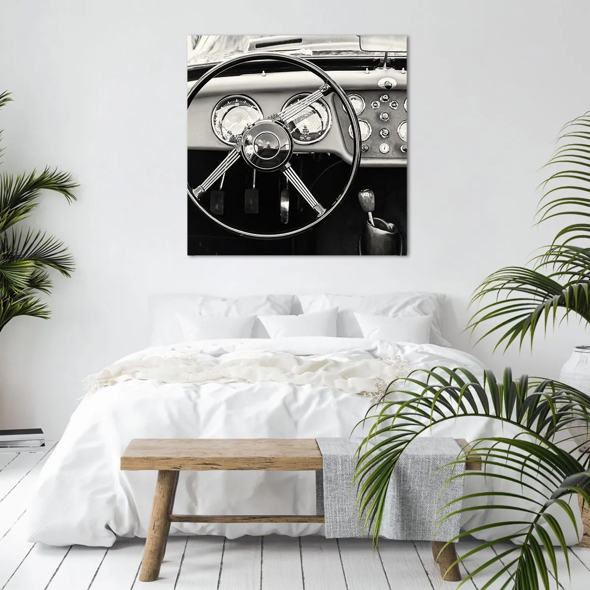 Cuadro sobre lienzo - Impresión de Imagen - El sueño de un coleccionista - 70x70 cm