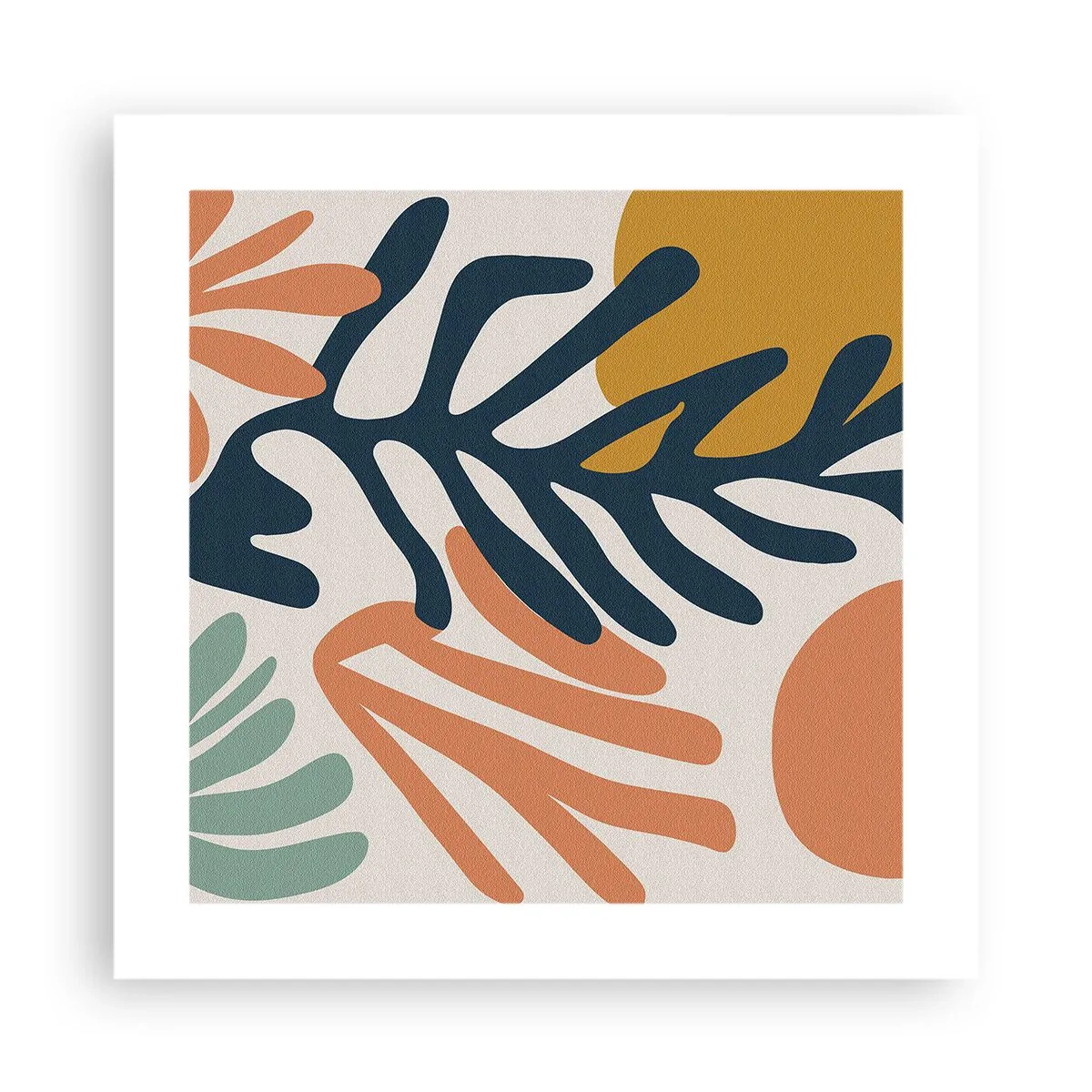 Póster - Mares de coral - 40x40 cm