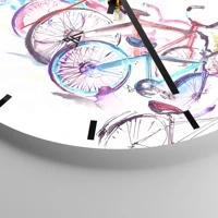 Esfera sin numeración, con rayas