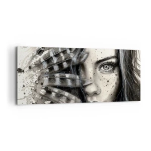 Cuadro sobre lienzo - Impresión de Imagen - Belleza salvaje - 100x40 cm