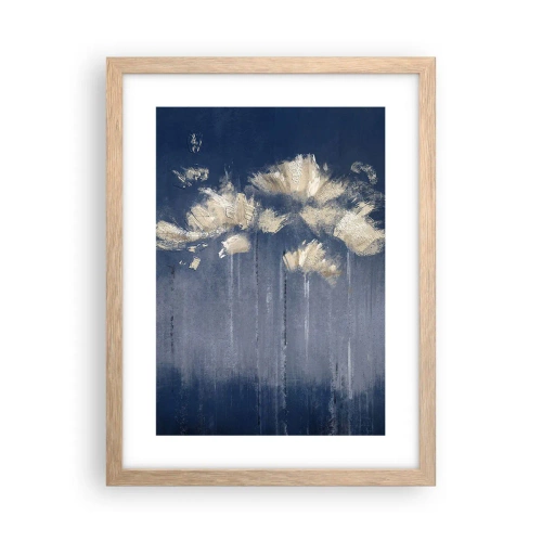 Póster en marco roble claro - Como pétalos al viento - 30x40 cm