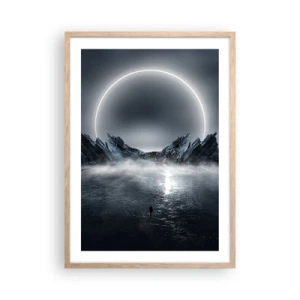 Póster en marco roble claro - El final del cuento - 50x70 cm