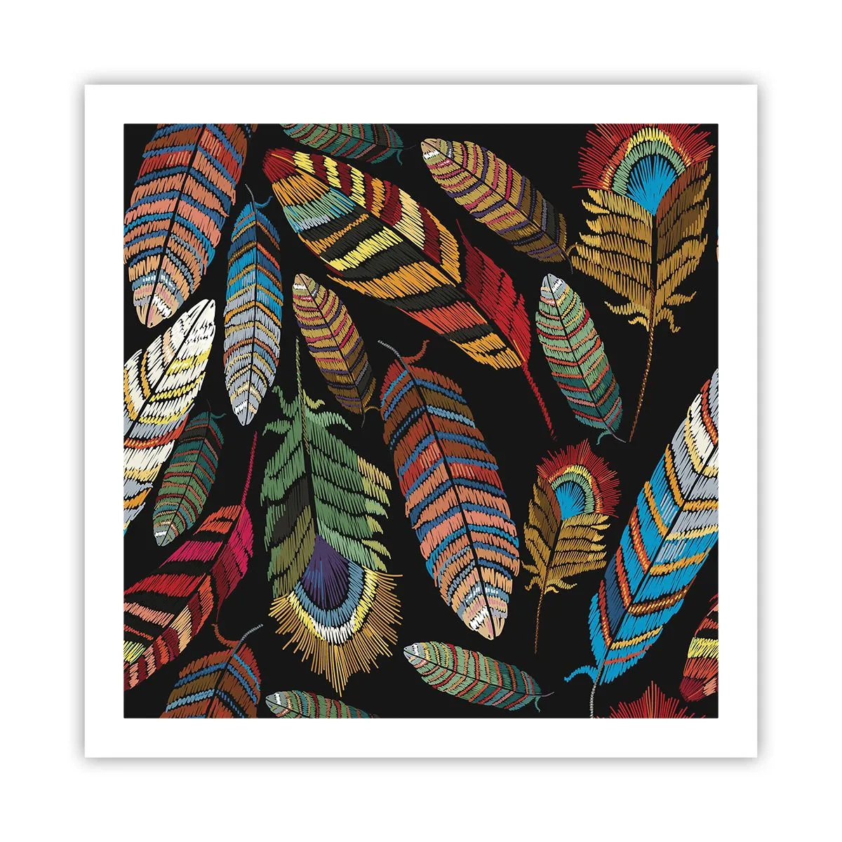 Póster - Carnaval de las aves - 60x60 cm