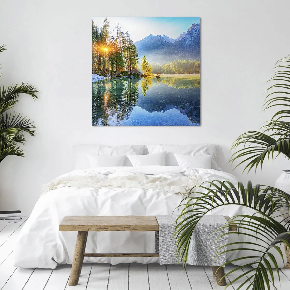 Cuadro sobre lienzo - Impresión de Imagen - Majestuosidad y dulzura - 50x50 cm