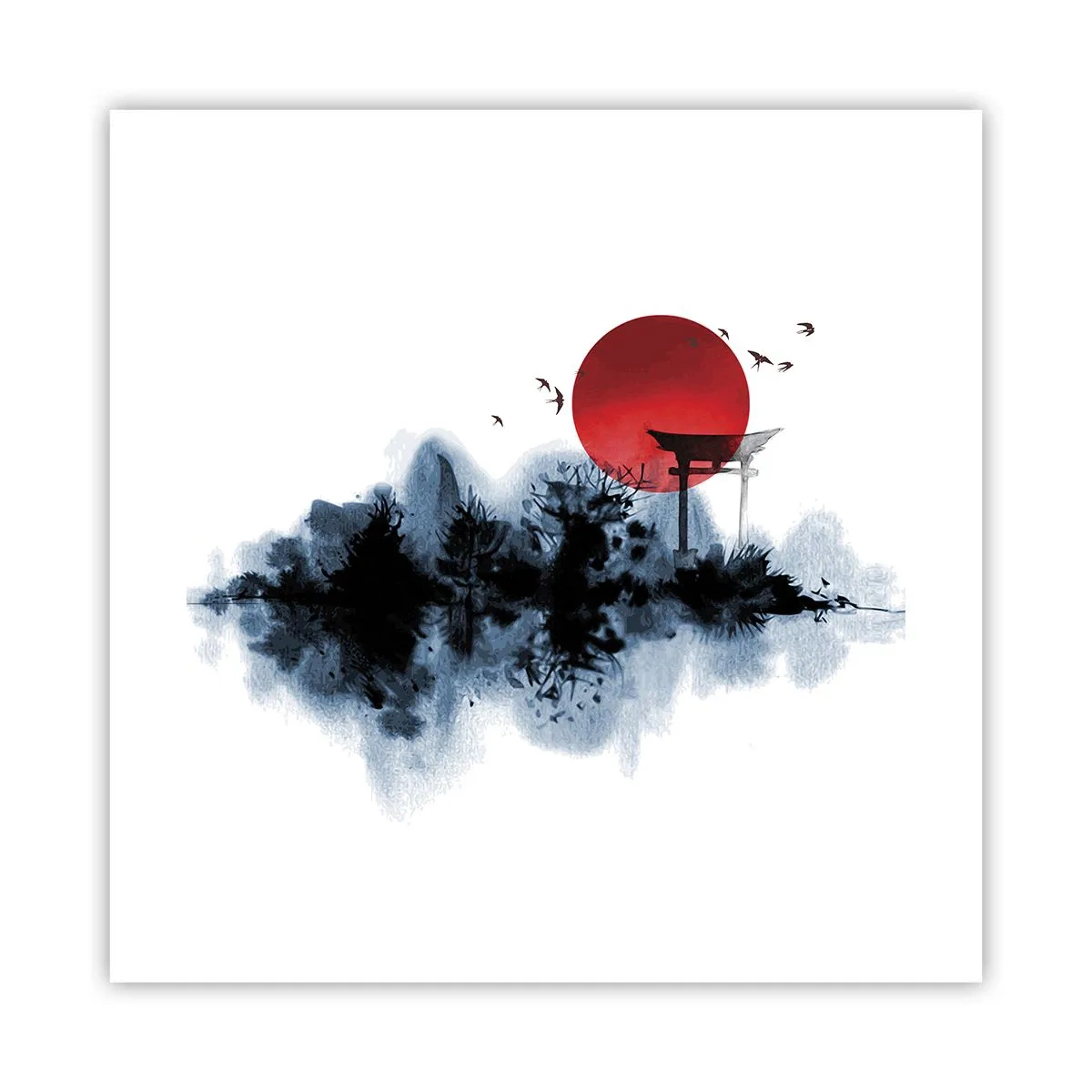 Póster - Visión japonesa - 40x40 cm