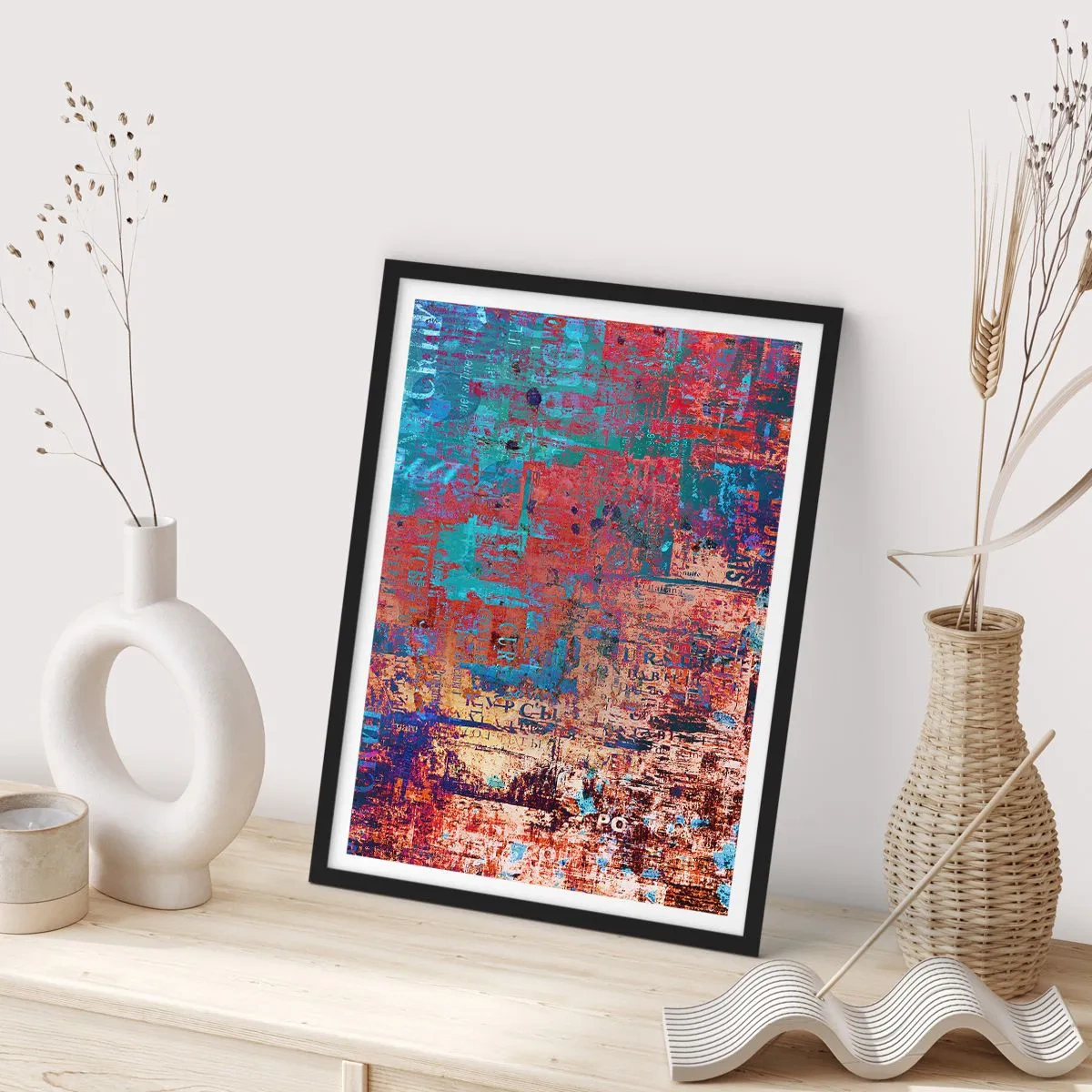 Póster en marco negro - Memoria y olvido - 70x100 cm